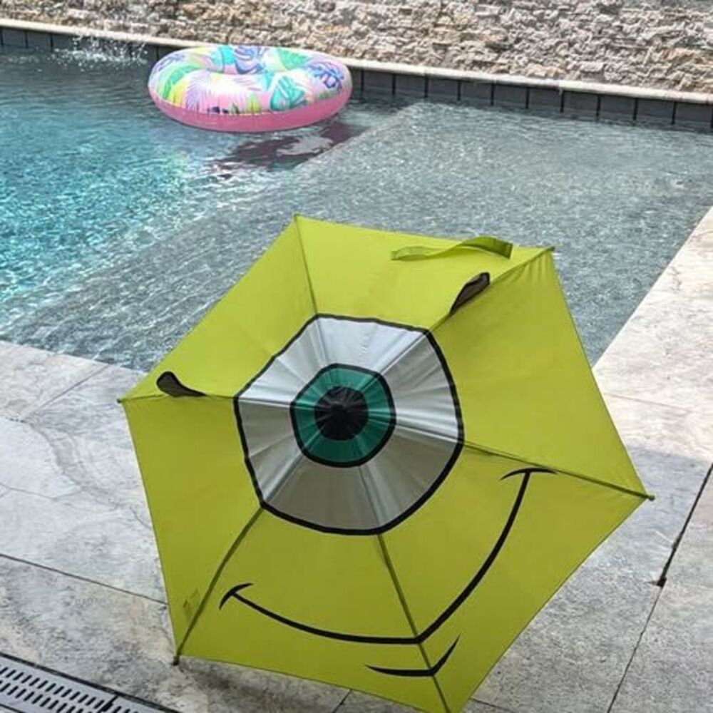 Rare Vintage Disney Monsters Inc. Mike Wazowski Kids Umbrella – 2000s
